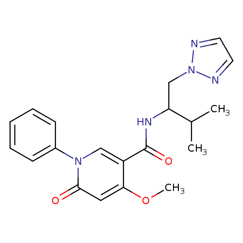 4-methoxy-N-[3-methyl-1-(2H-1,2,3-triazol-2-yl)butan-2-yl]-6-oxo-1-phenyl-1,6-dihydropyridine-3-carboxamide