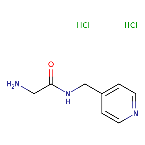2-amino-N-[(pyridin-4-yl)methyl]acetamidedihydrochloride