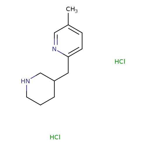 5-Methyl-2-(piperidin-3-ylmethyl)pyridine dihydrochloride