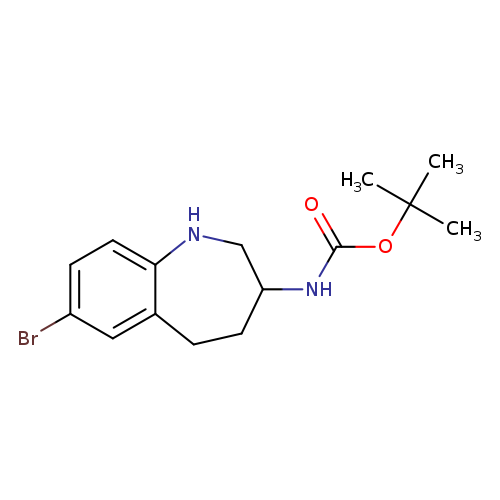 tert-butyl N-(7-bromo-2,3,4,5-tetrahydro-1H-1-benzazepin-3-yl)carbamate