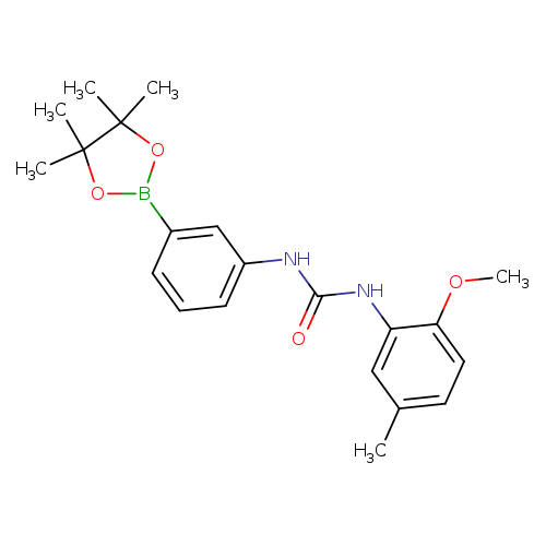 1-(2-Methoxy-5-methylphenyl)-3-(3-(4,4,5,5-tetramethyl-1,3,2-dioxaborolan-2-yl)phenyl)urea