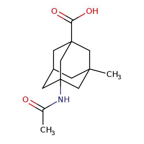 3-acetamido-5-methyladamantane-1-carboxylic acid