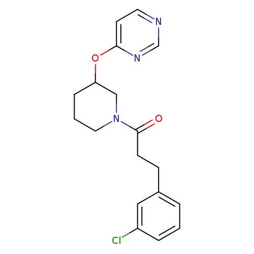 3-(3-chlorophenyl)-1-[3-(pyrimidin-4-yloxy)piperidin-1-yl]propan-1-one
