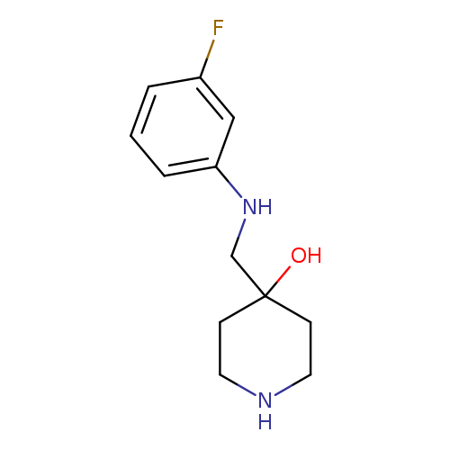 4-{[(3-fluorophenyl)amino]methyl}piperidin-4-ol