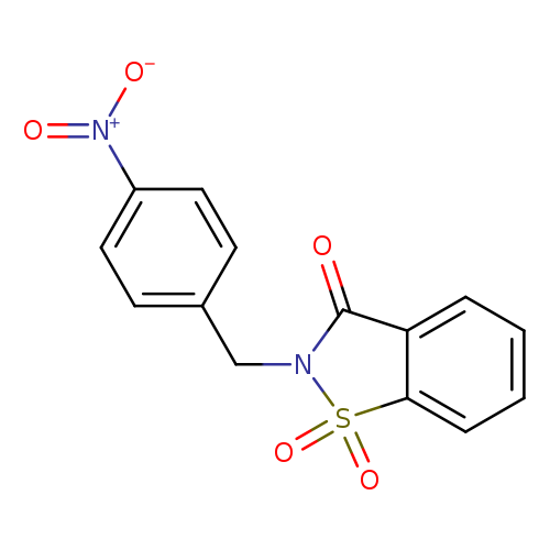 2-[(4-nitrophenyl)methyl]-2,3-dihydro-1lambda6,2-benzothiazole-1,1,3-trione