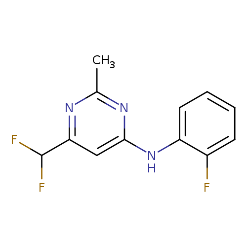 6-(difluoromethyl)-N-(2-fluorophenyl)-2-methylpyrimidin-4-amine