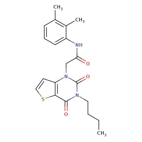 2-{3-butyl-2,4-dioxo-1H,2H,3H,4H-thieno[3,2-d]pyrimidin-1-yl}-N-(2,3-dimethylphenyl)acetamide