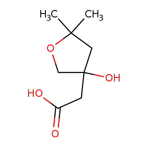2-(3-hydroxy-5,5-dimethyloxolan-3-yl)acetic acid