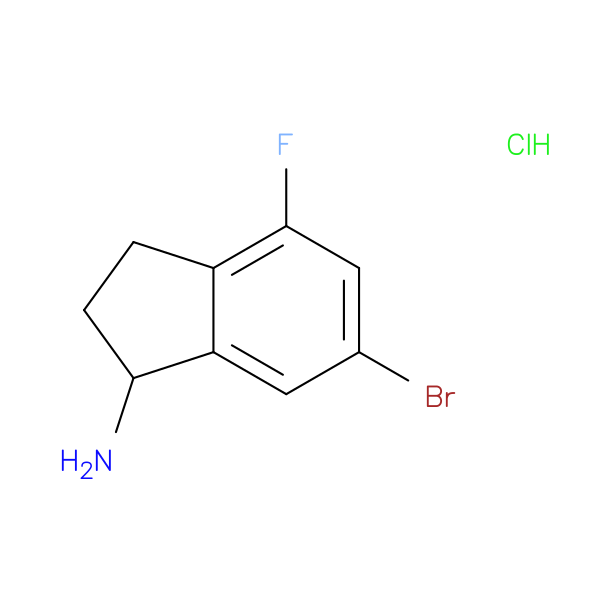 6-bromo-4-fluoro-2,3-dihydro-1H-inden-1-amine hydrochloride