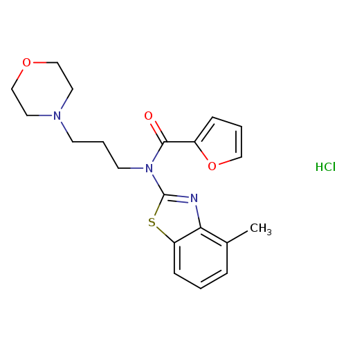 N-(4-methyl-1,3-benzothiazol-2-yl)-N-[3-(morpholin-4-yl)propyl]furan-2-carboxamide hydrochloride