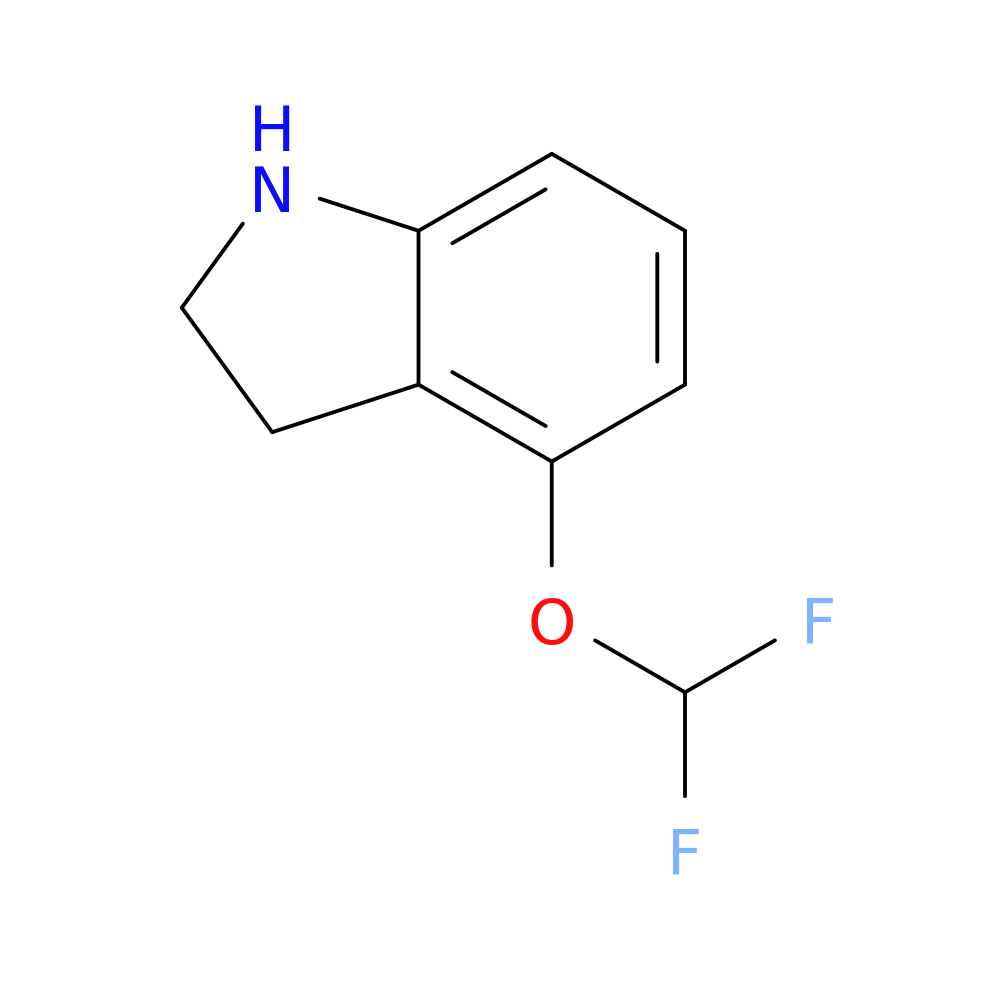 4-(difluoromethoxy)-2,3-dihydro-1H-indole