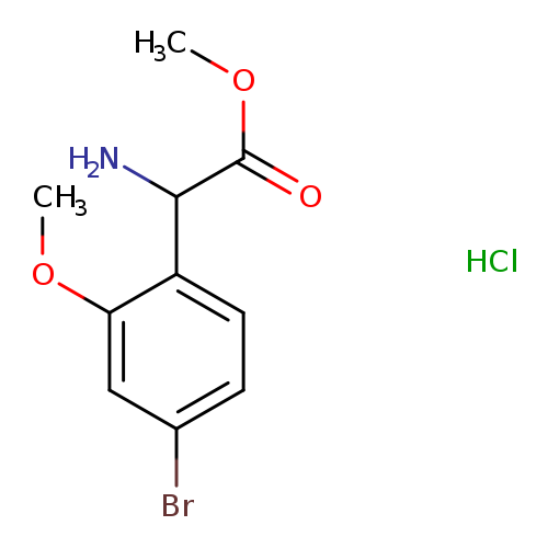 methyl 2-amino-2-(4-bromo-2-methoxyphenyl)acetate hydrochloride