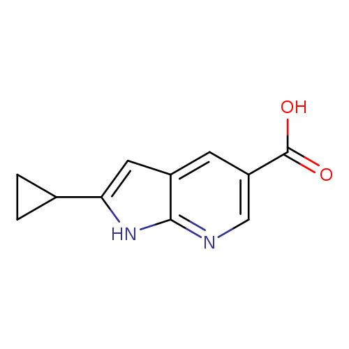 1H-Pyrrolo[2,3-b]pyridine-5-carboxylic acid, 2-cyclopropyl-