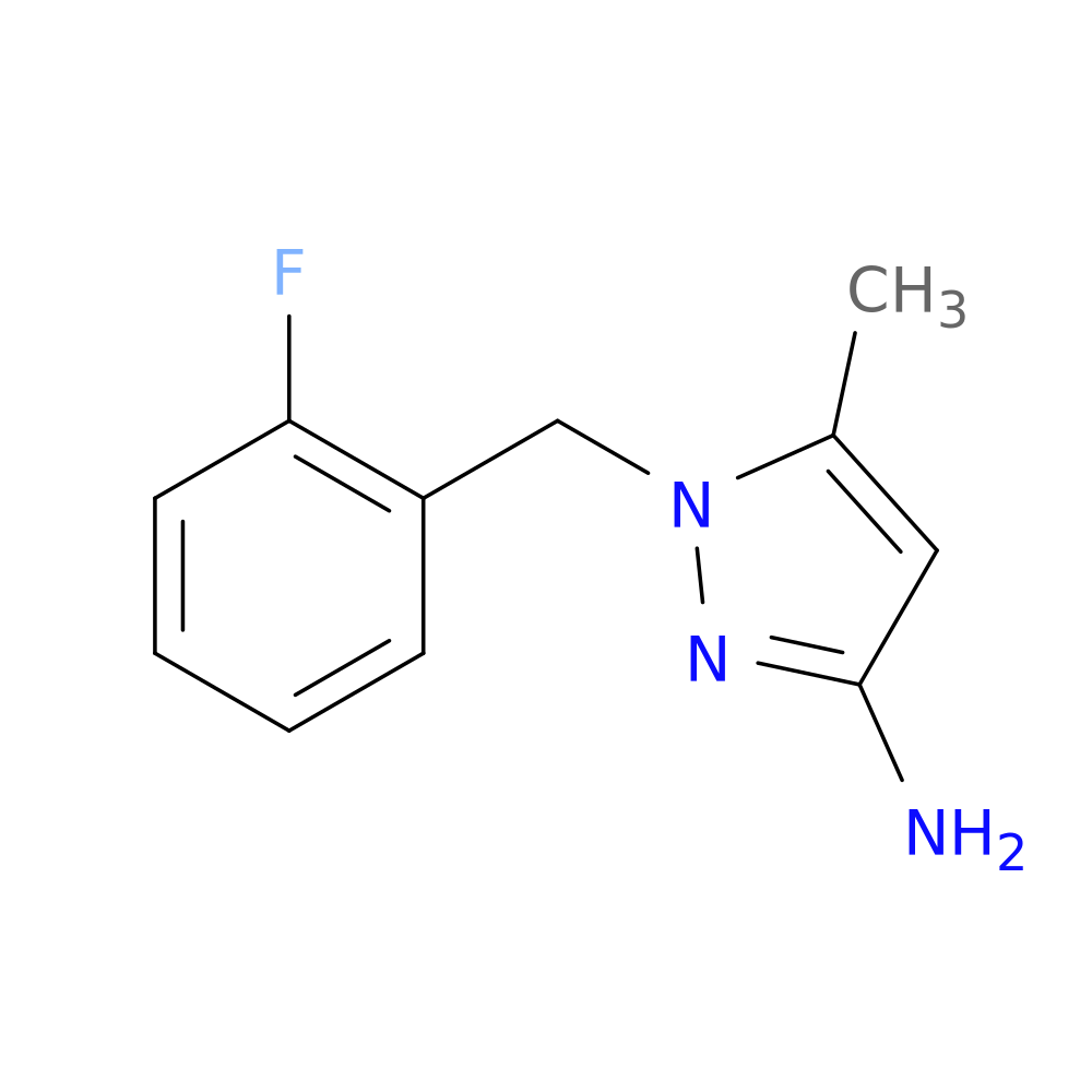1-(2-fluorobenzyl)-5-methyl-1H-pyrazol-3-amine