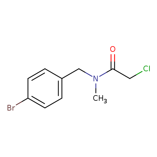 N-[(4-bromophenyl)methyl]-2-chloro-N-methylacetamide
