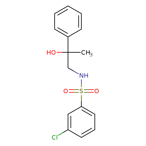 3-chloro-N-(2-hydroxy-2-phenylpropyl)benzene-1-sulfonamide