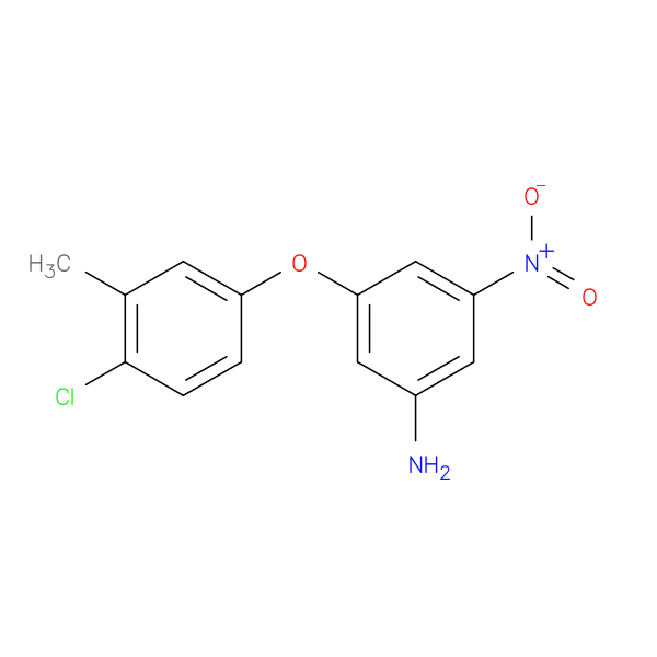 [3-(4-Chloro-3-methylphenoxy)-5-nitrophenyl]amine