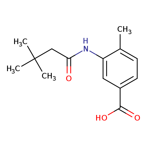 3-[(3,3-Dimethylbutanoyl)amino]-4-methylbenzoic acid