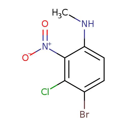 4-Bromo-3-chloro-N-methyl-2-nitroaniline