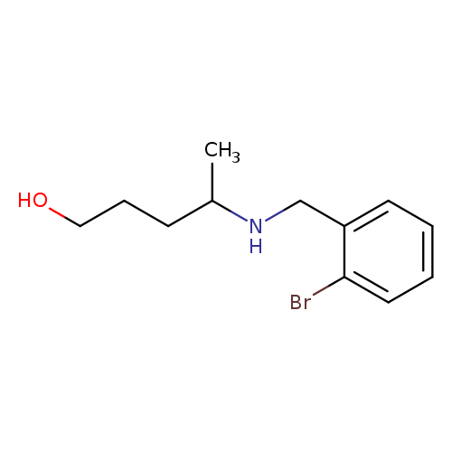4-{[(2-bromophenyl)methyl]amino}pentan-1-ol