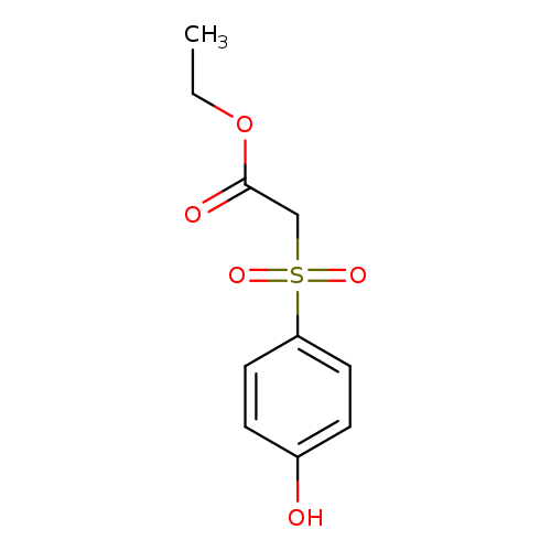 ethyl 2-(4-hydroxybenzenesulfonyl)acetate