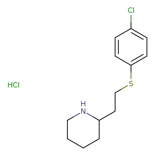 2-{2-[(4-Chlorophenyl)sulfanyl]ethyl}piperidine hydrochloride