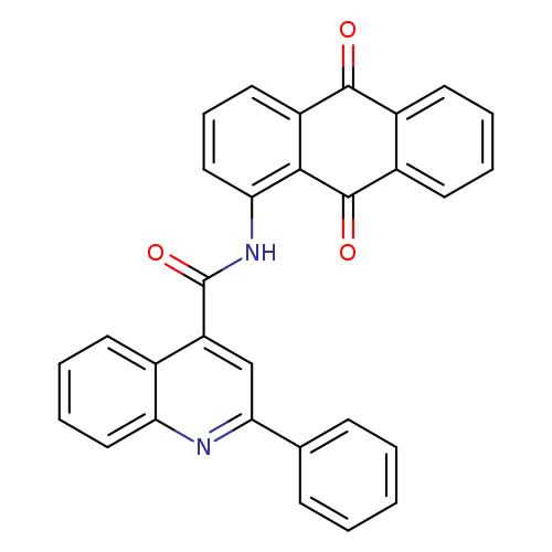 N-(9,10-dioxo-9,10-dihydroanthracen-1-yl)-2-phenylquinoline-4-carboxamide