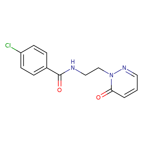 4-chloro-N-[2-(6-oxo-1,6-dihydropyridazin-1-yl)ethyl]benzamide