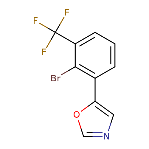 5-(2-bromo-3-(trifluoromethyl)phenyl)oxazole