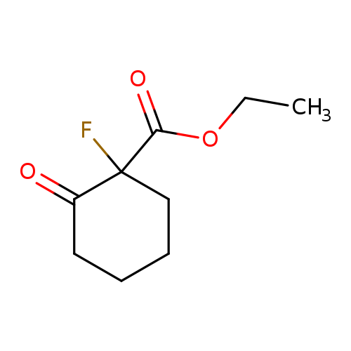 CYCLOHEXANECARBOXYLIC ACID, 1-FLUORO-2-OXO-, ETHYL ESTER
