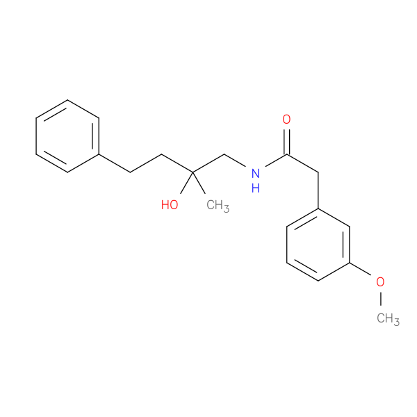 N-(2-hydroxy-2-methyl-4-phenylbutyl)-2-(3-methoxyphenyl)acetamide