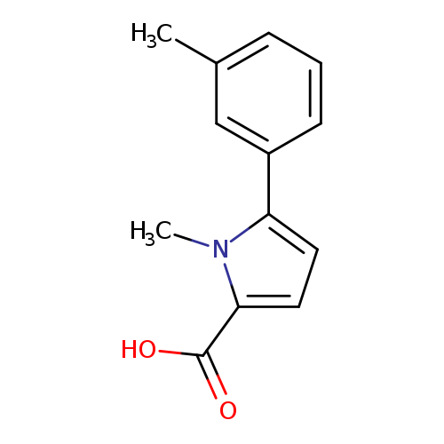 1-Methyl-5-(3-methylphenyl)-1H-pyrrole-2-carboxylic acid