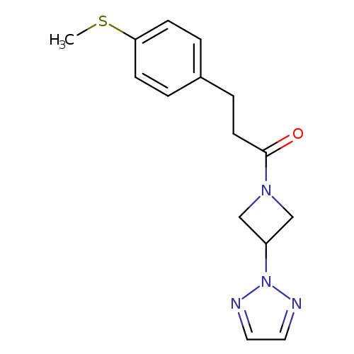 3-[4-(methylsulfanyl)phenyl]-1-[3-(2H-1,2,3-triazol-2-yl)azetidin-1-yl]propan-1-one