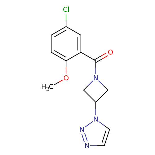 1-[1-(5-chloro-2-methoxybenzoyl)azetidin-3-yl]-1H-1,2,3-triazole