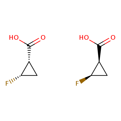 Cyclopropanecarboxylic acid, 2-fluoro-, (1S-cis)-