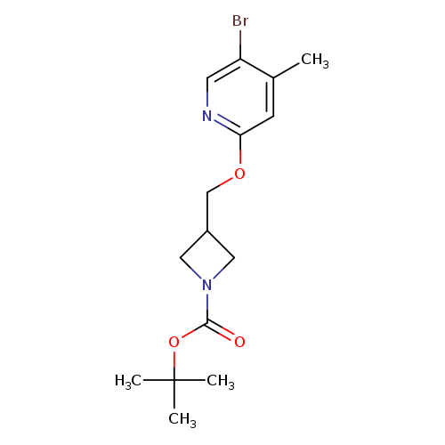 3-(5-Bromo-4-methyl-pyridin-2-yloxymethyl)-azetidine-1-carboxylic acid tert-butyl ester