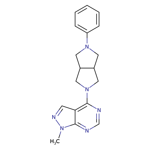 2-{1-methyl-1H-pyrazolo[3,4-d]pyrimidin-4-yl}-5-phenyl-octahydropyrrolo[3,4-c]pyrrole