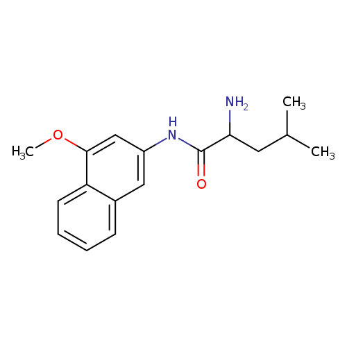 2-amino-N-(4-methoxy-2-naphthyl)-4-methylpentanamide