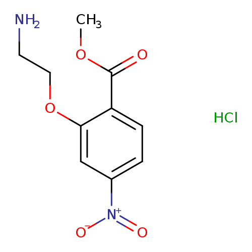 methyl 2-(2-aminoethoxy)-4-nitro-benzoate;hydrochloride