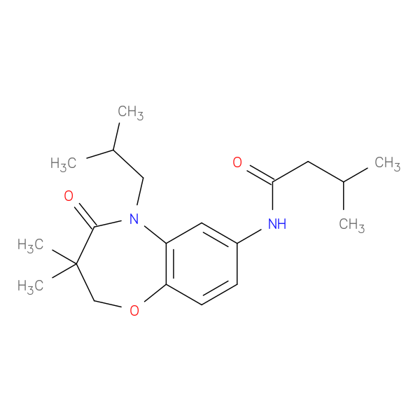 N-[3,3-dimethyl-5-(2-methylpropyl)-4-oxo-2,3,4,5-tetrahydro-1,5-benzoxazepin-7-yl]-3-methylbutanamide