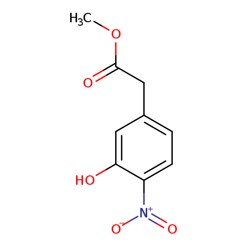 Benzeneacetic acid, 3-hydroxy-4-nitro-, methyl ester