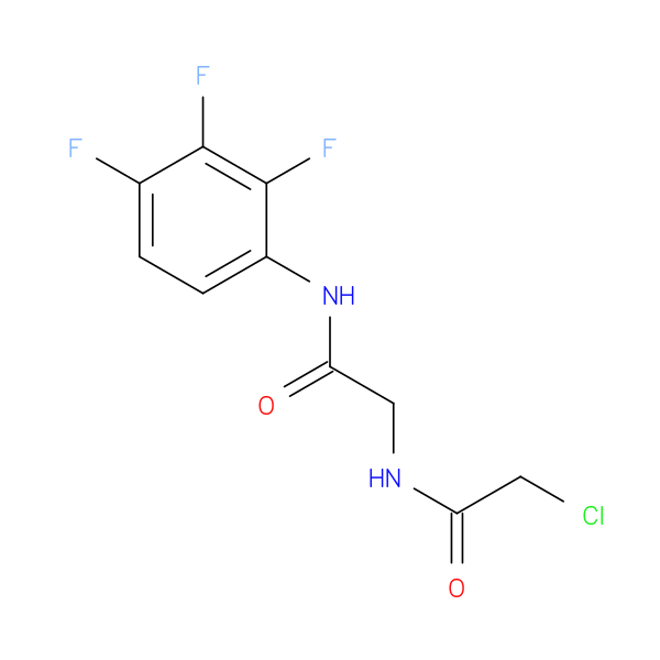 2-chloro-N-{[(2,3,4-trifluorophenyl)carbamoyl]methyl}acetamide