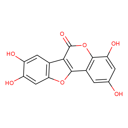 2,4,8,9-Tetrahydroxy-6H-benzofuro[3,2-c][1]benzopyran-6-one