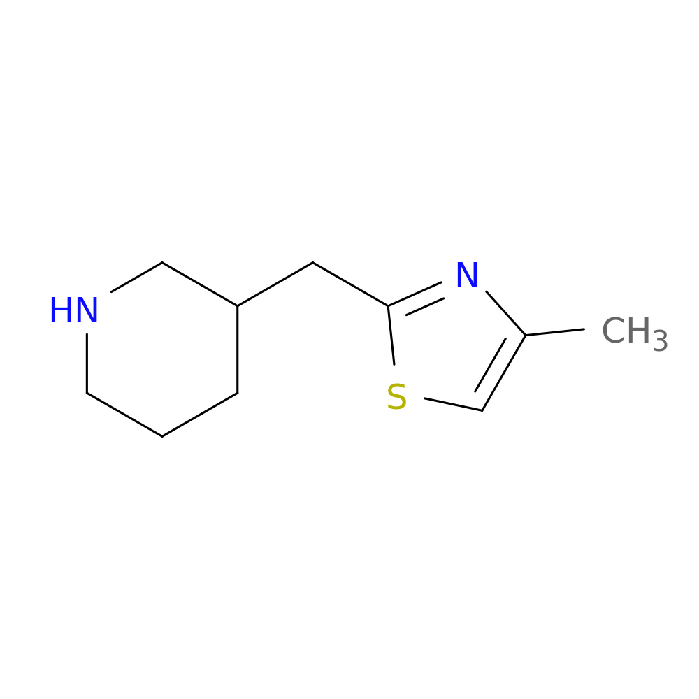 3-[(4-Methyl-1,3-thiazol-2-yl)methyl]piperidine