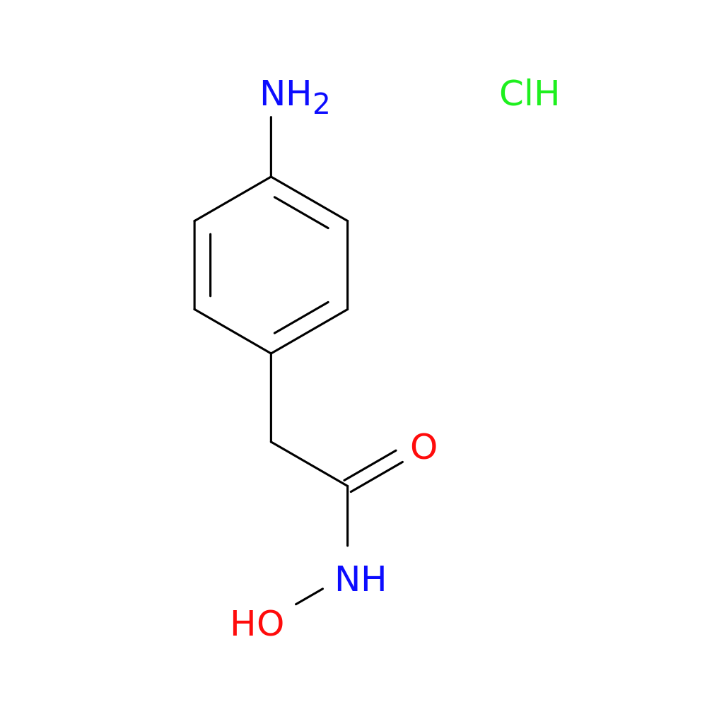 2-(4-aminophenyl)-N-hydroxyacetamide hydrochloride