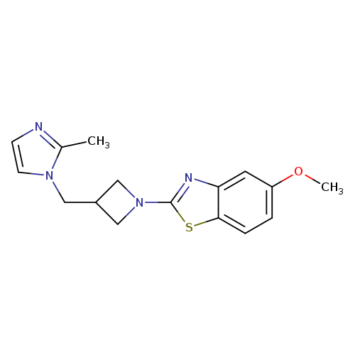 5-methoxy-2-{3-[(2-methyl-1H-imidazol-1-yl)methyl]azetidin-1-yl}-1,3-benzothiazole