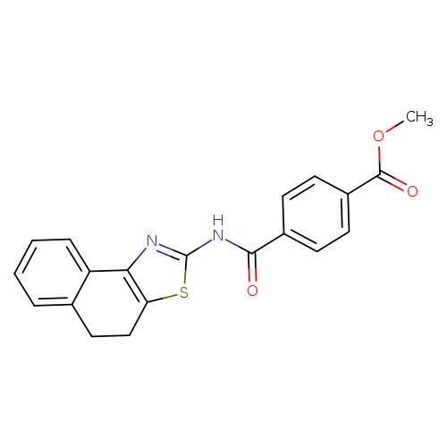 methyl 4-({4H,5H-naphtho[1,2-d][1,3]thiazol-2-yl}carbamoyl)benzoate
