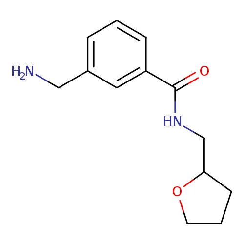 3-(Aminomethyl)-n-(oxolan-2-ylmethyl)benzamide