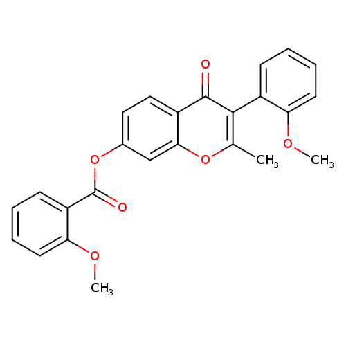 3-(2-methoxyphenyl)-2-methyl-4-oxo-4H-chromen-7-yl 2-methoxybenzoate