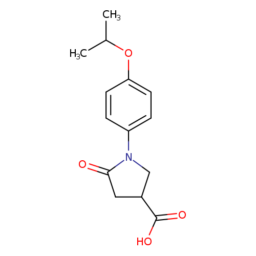1-(4-Isopropoxyphenyl)-5-oxopyrrolidine-3-carboxylic acid